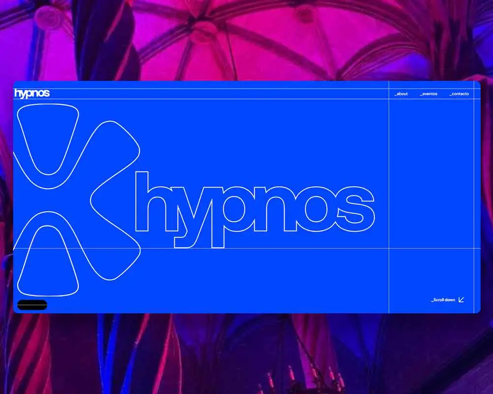 Diseño web profesional para hypnos sounds realizado por Alejandro Schintu