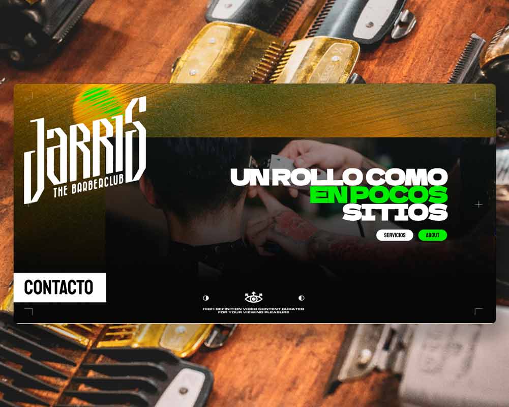 Dise&ntilde;o web profesional para jarris realizado por Alejandro Schintu