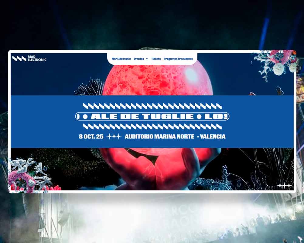 Dise&ntilde;o web profesional para marelectronic realizado por Alejandro Schintu