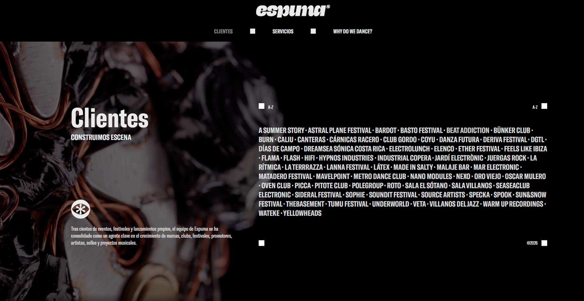espuma corp web de agencia de marketing