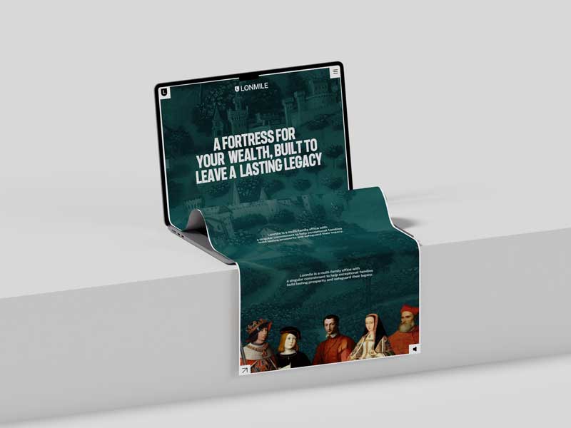 Rediseño web lonmile - mockup desktop